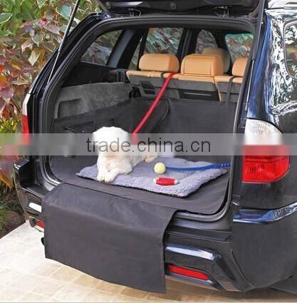 2016 new UK design big size waterproof suitful fit car boot cover for dog Car Boot Liner mat protector with Bumper Flap