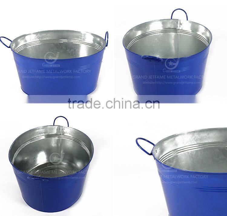 19 inch iron garden beverage tub metal metal ice tub