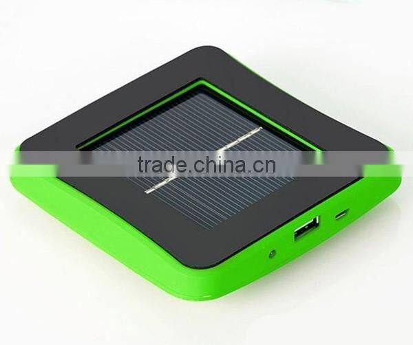 1800mAh Square Shape Solar Power Bank With Adsorption Function