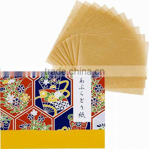 Oil absorbing sheets make up face sheets Japanese Tissue Paper