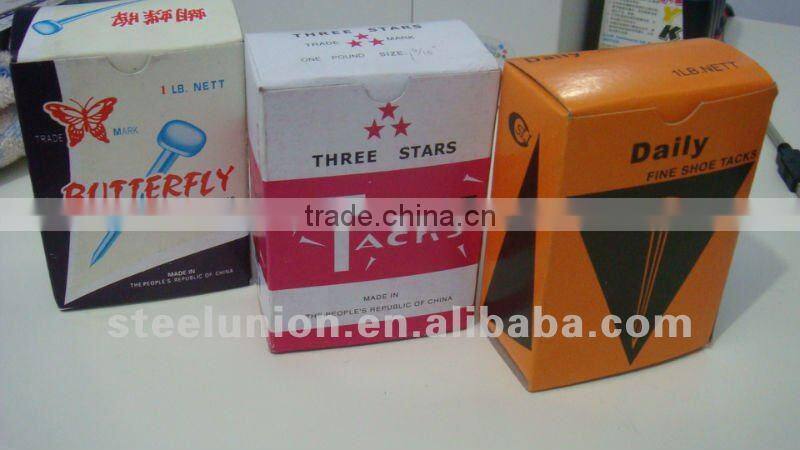 flat head shoe tacks nails/Cheap Shoe Tack Nails/ Linyi Nails