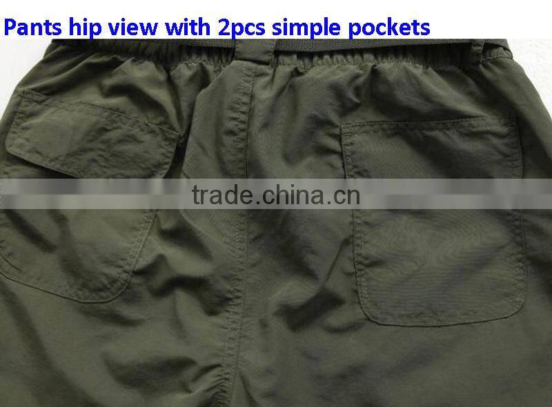 Slim Soft Comfortable Outdoor Quick Dry 100% Nylon Mens Long Sleeves Casual Pants Shirts