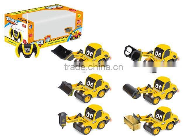 2014 new design rc construction toy trucks excavator hot sale