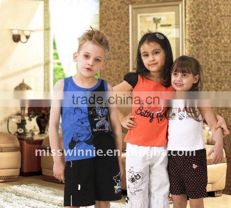 latest new kids' winter warm hood vest thickened padding waistcoat for 2-12 years old kids factory price