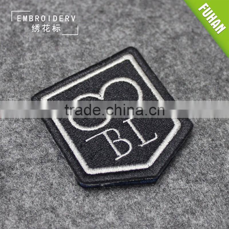 Hangzhou Garment Accessories Custom Design Sewing Embroidery Badges