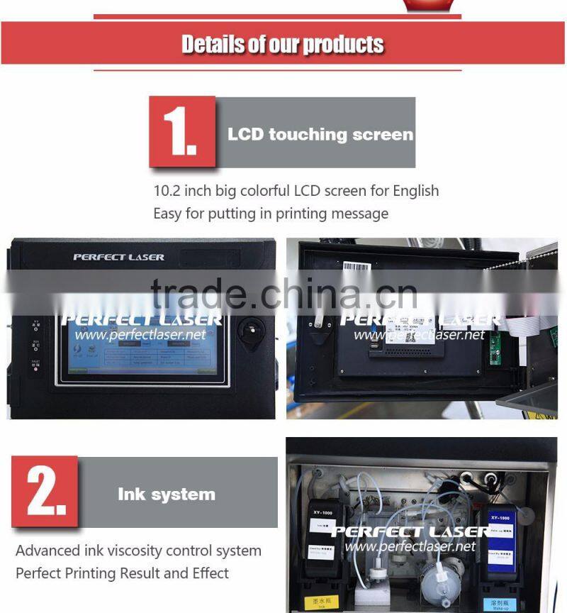 Perfect Laser- Automatic High Speed Two-dimensional Computer Continuous Code Barcode Inkjet Printer for Cable PM-1000-5