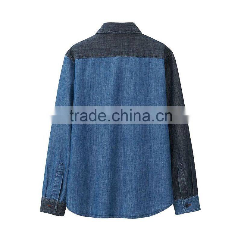 Boys denim shirt children fashion wear cotton casual shirts