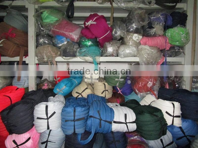 Nylon zipper stock lots made in china
