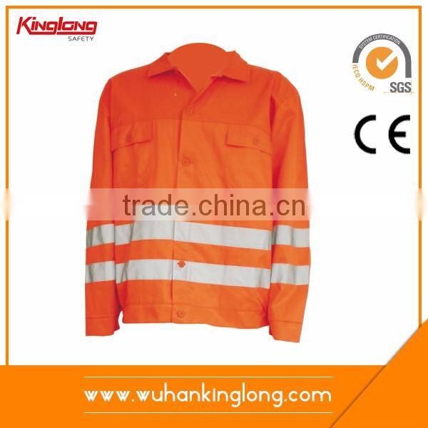 African European style fashion blue safety reflective jacket