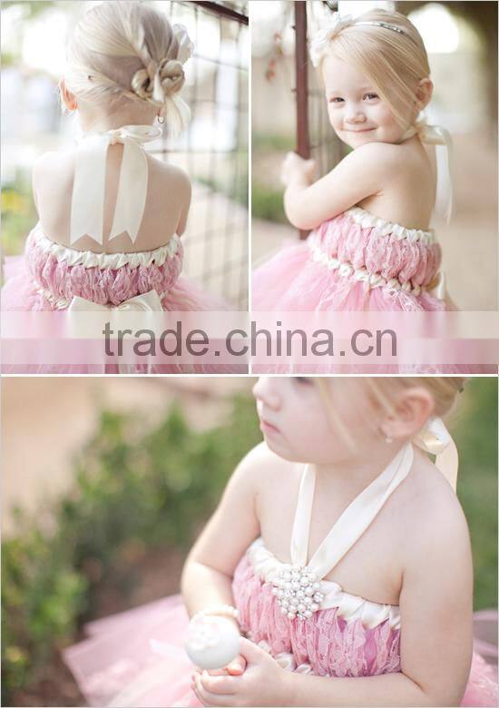 Fashion Kids Boutique Clothing Girls Tutu Dress Layered Lace Flower Girls Puffy Free Prom Party Wedding Dress