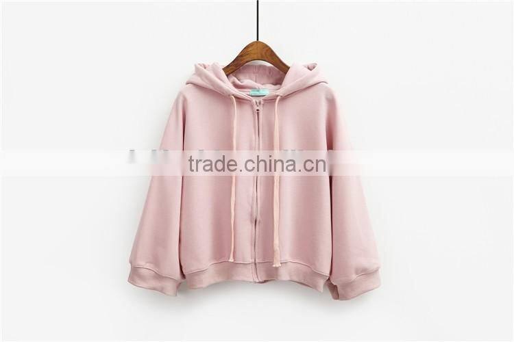 Custom OEM Fashion Wholesale Ladies Hoody /Hot Selling Women Casual Dress