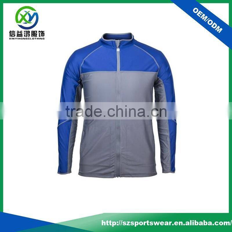 OEM service supply type anti-UV UPF50+ polyester fishing shirt, fishing wear jacket