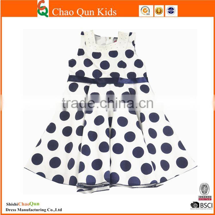 short evening dress white and black formal party kids dress