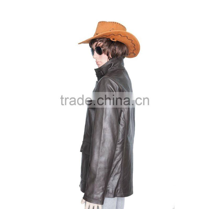 Black Cow Hide soft leather Jacket Available in all sizes
