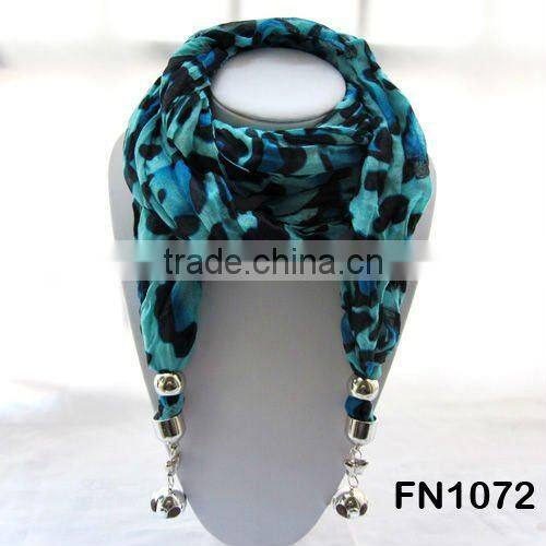 Heart Rose pendant hijab bijoux