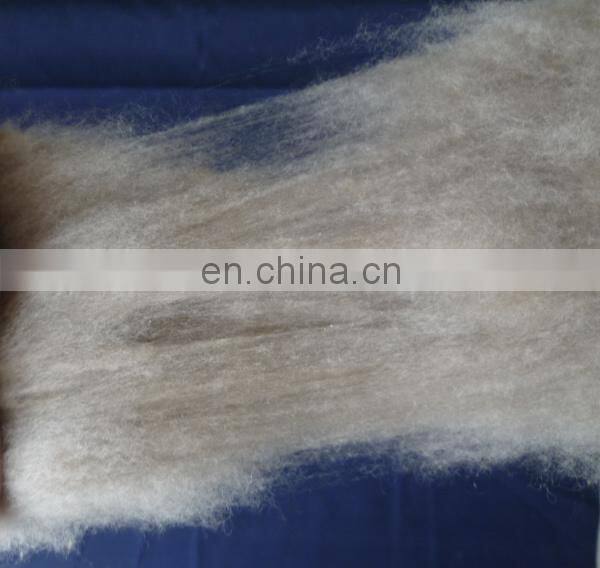 Hot sale Dehaired Chinese natural brown goat cashmere fibre with SGS