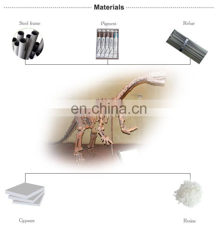 KAWAH Museum Exhibition Display Fake Fiberglass Dinosaur Bone