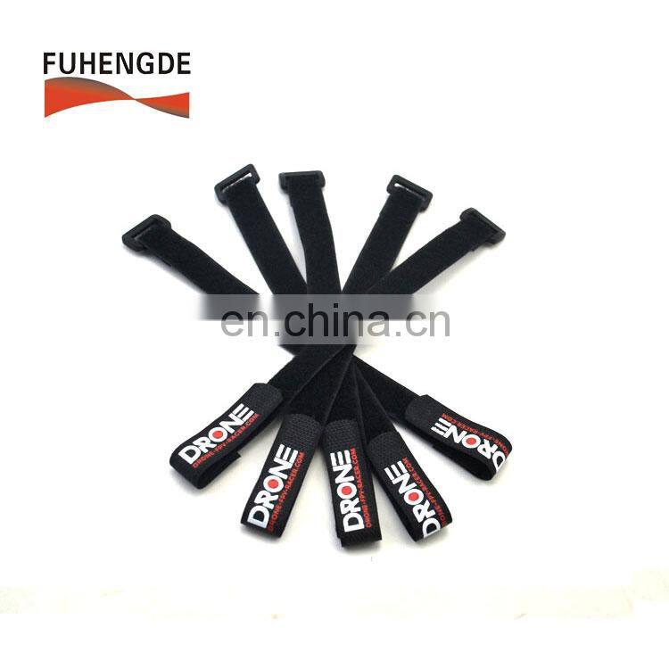 20X200mm Lipo Battery Strap Reusable Cable Tie Wrap Black