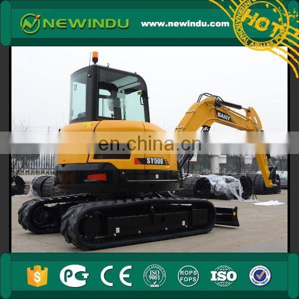 mini excavator ripper sany 5 tons chinese mini excavator