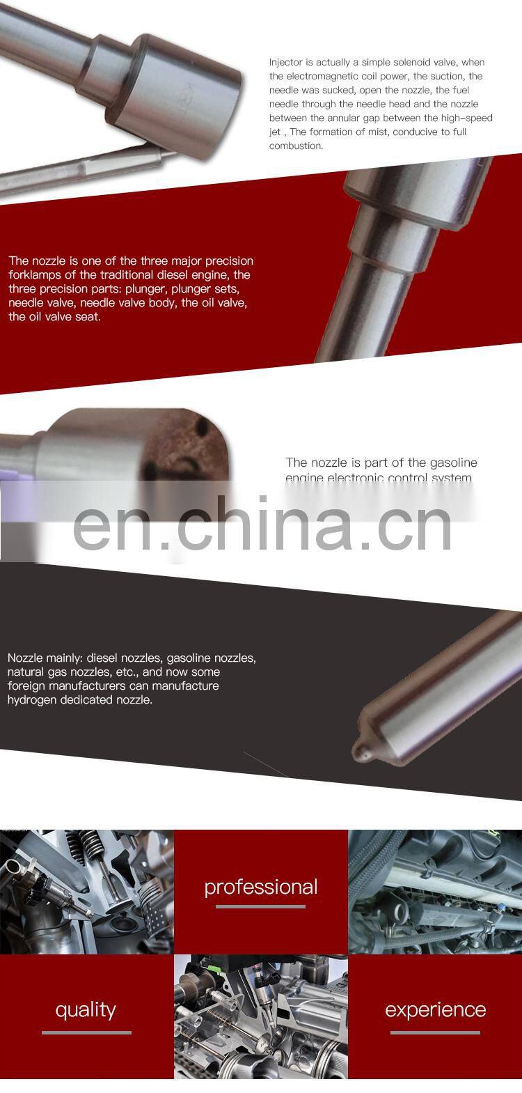 high quality nozzle DLLA155P970 for common rail injector