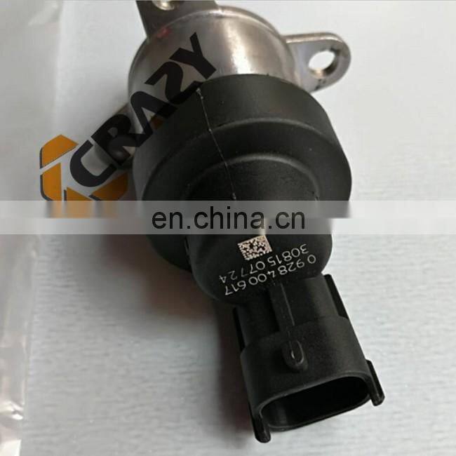 PC200-8 fuel pump solenoid 0928400617 3081507724,excavator spare parts