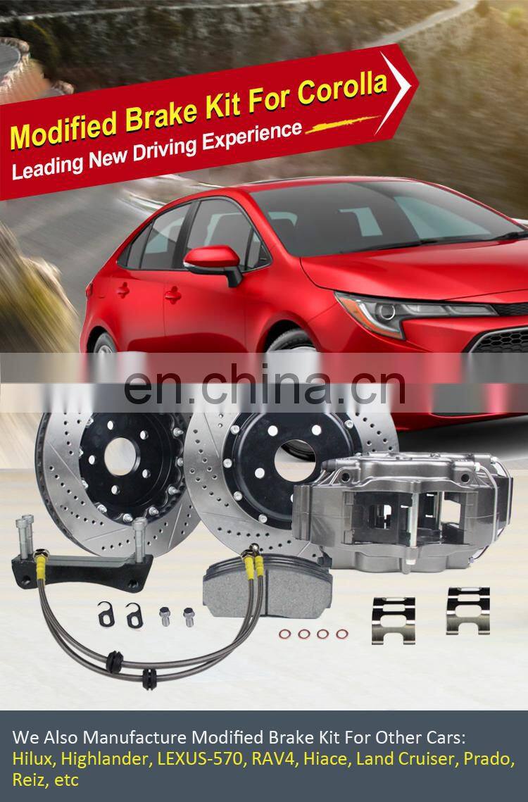 IFOB Good Quality 16 Inch Front Wheel Brake Caliper Modified Brake Kits For Toyota Corolla 2013- ST-08