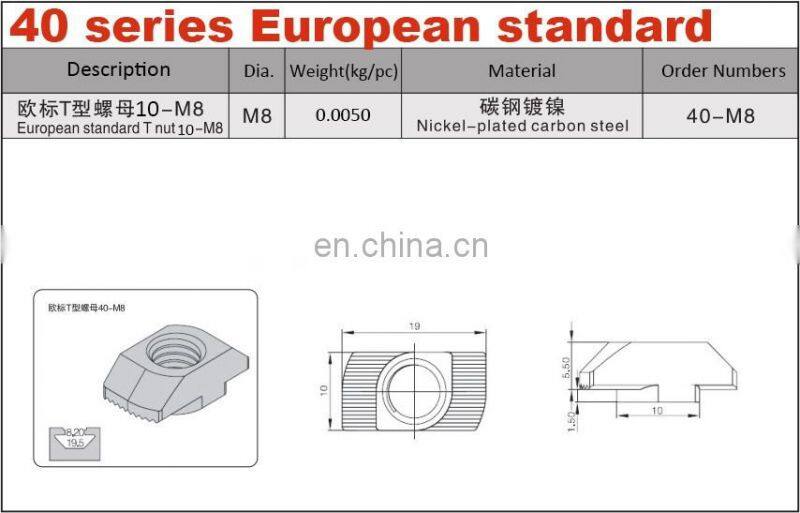 wholesale carbon stainless steel hammer hex bolt nut