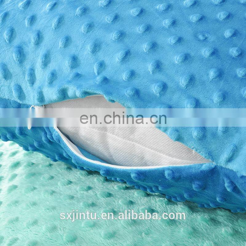 Super Soft solid Bubble velvet throw pillow case covers