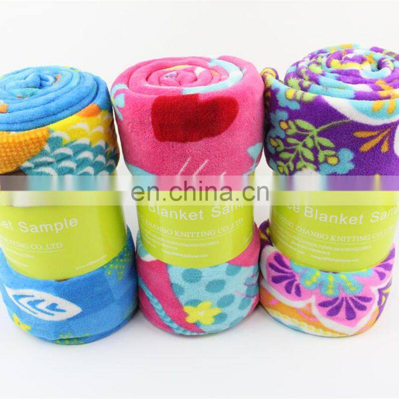 Factory Manufactured Super Soft Polyester Coral Fleece Blanket Baby