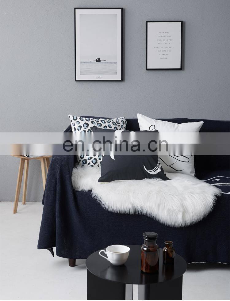 RAWHOUSE cotton canvas cushion covers leopard print cushions image