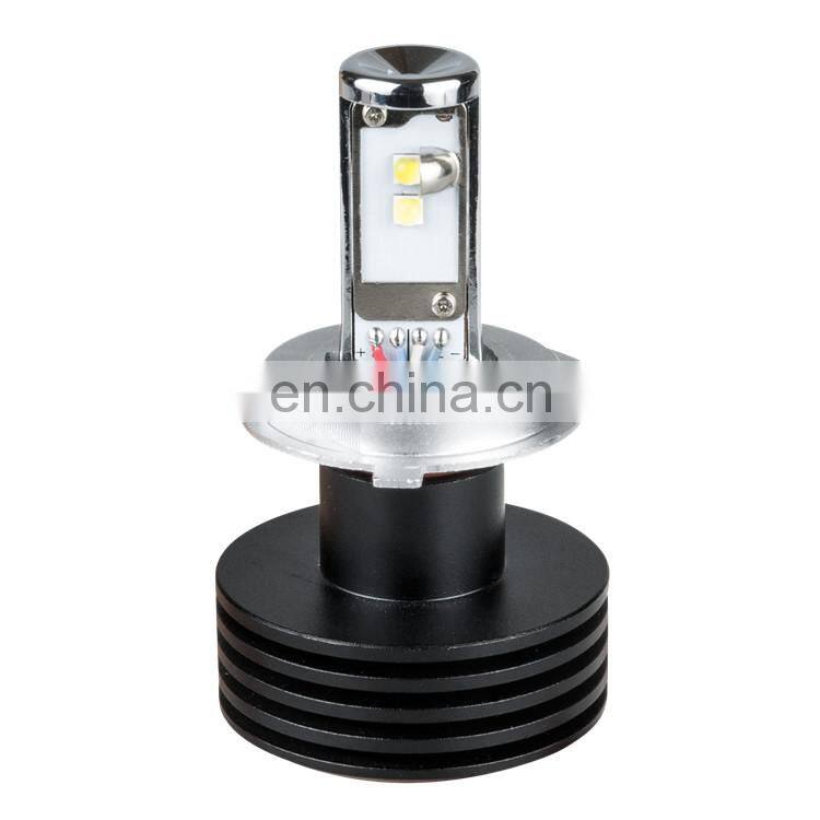 H4 LED Headlight Fanless 60W 6000LM EMC 6500K Xenon White Car LED Head Lamp without Noise