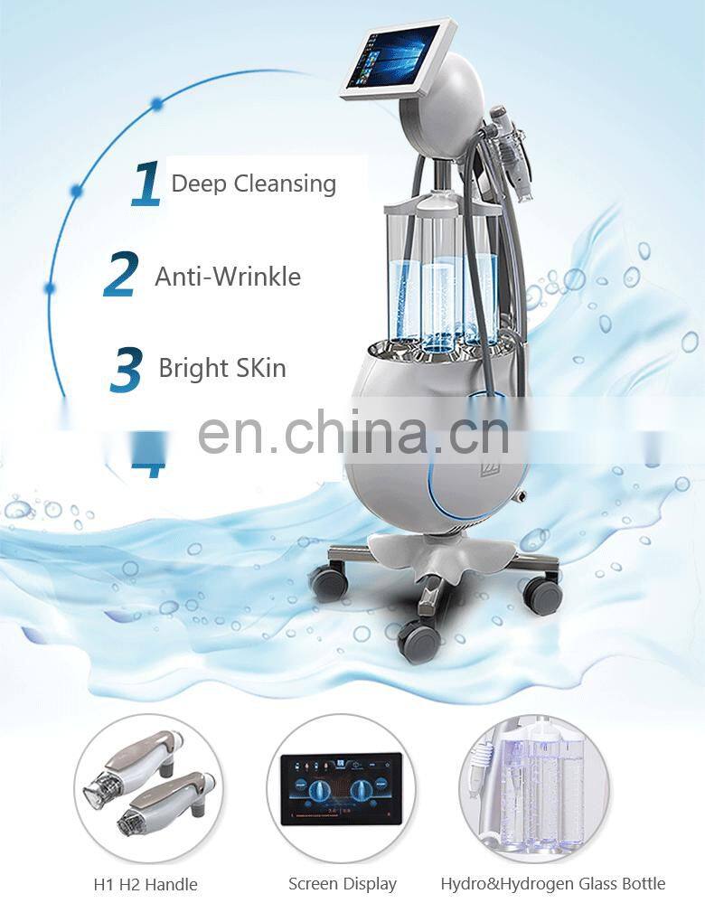 Professional New Technology 2 In 1 Oxygen Hydra Deep Cleansing Skin Refresh Beauty Machine