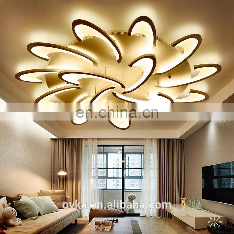 Creative acrylic living room led ceiling light