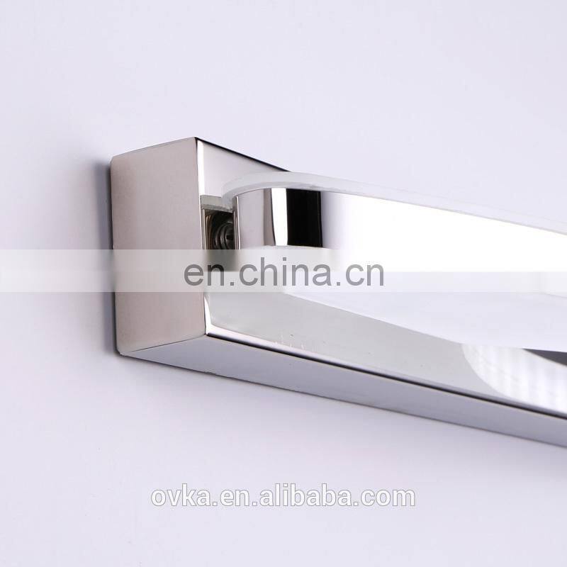 Mirror Light fashion hotel bathroom LED wall lamp stainless steel lights