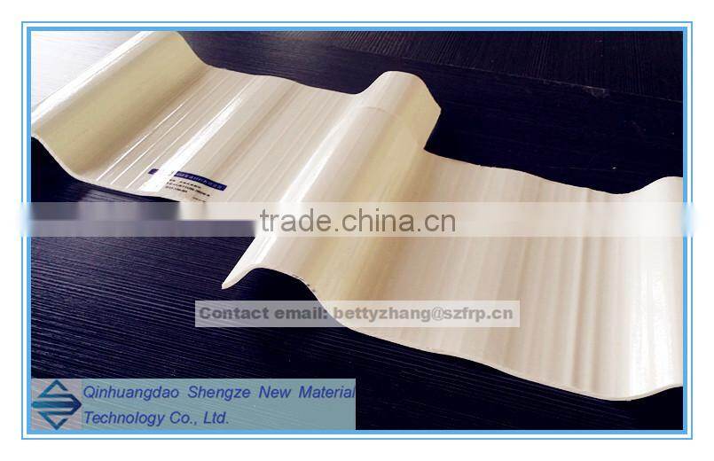 FRP roof sheet/exported quality 3mm corrugated roofing sheet/ grp building panel