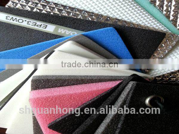 colorful polyethylene foam closed cell cross linked polyethylene foam