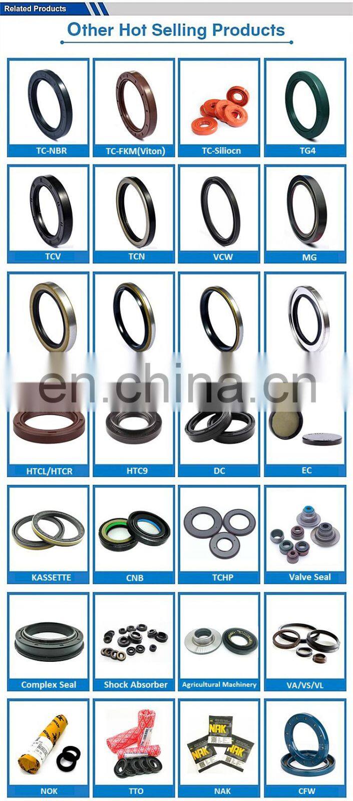 Customized Oil Seal Manufacturers Shaft Seal Types NBR FKM Power Steering Rubber Skeleton Oil Seal Factory