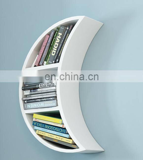 Moon & Stars Triangle Crystal Display wood Shelf