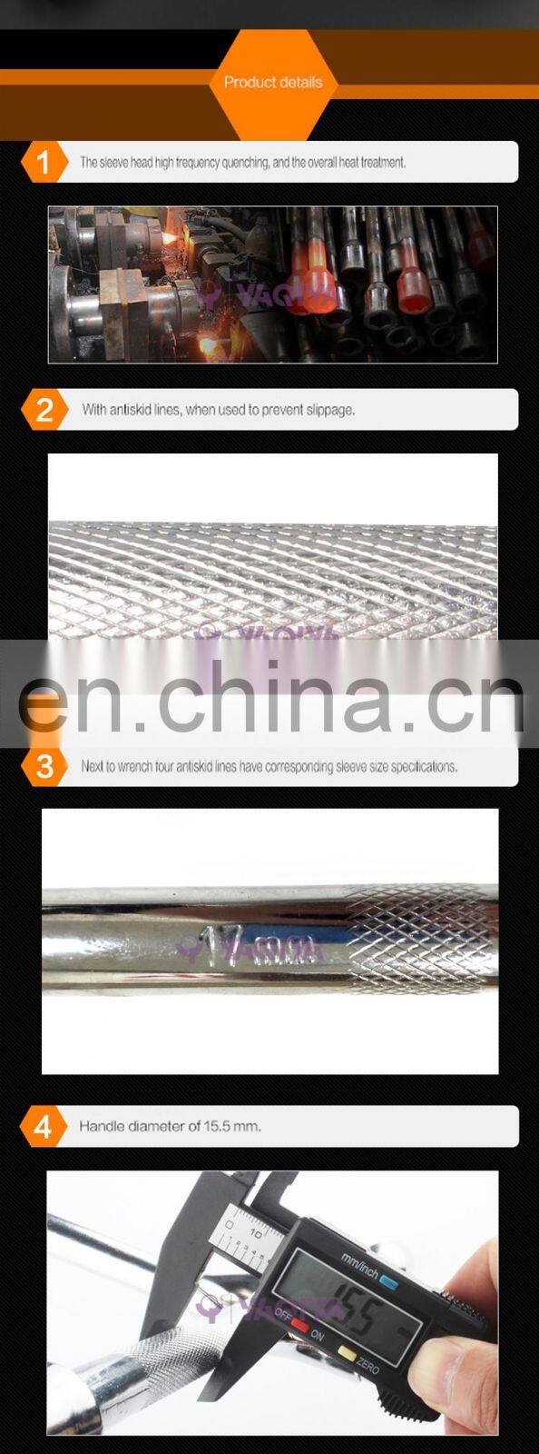 Factory Quality 20" Four Way Lug Nut Cross Wrench