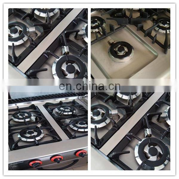 Heavy Duty desktop gas cooking range with 4 burners for commercial kitchen equipment