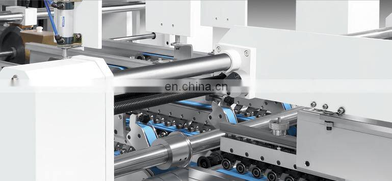 ZH-A580PS corner folder gluer Box Folding Automatic Folder Gluer Machine