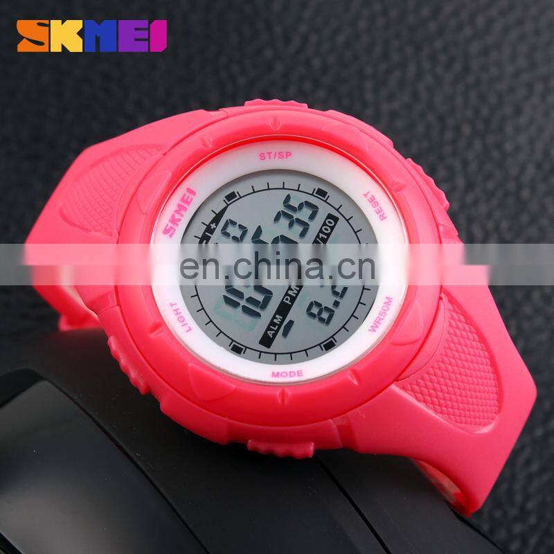 2018 Christmas Gift SKMEI 1074 Digital Children Wrist Watch Plastic Kids Waterproof Sport Watch