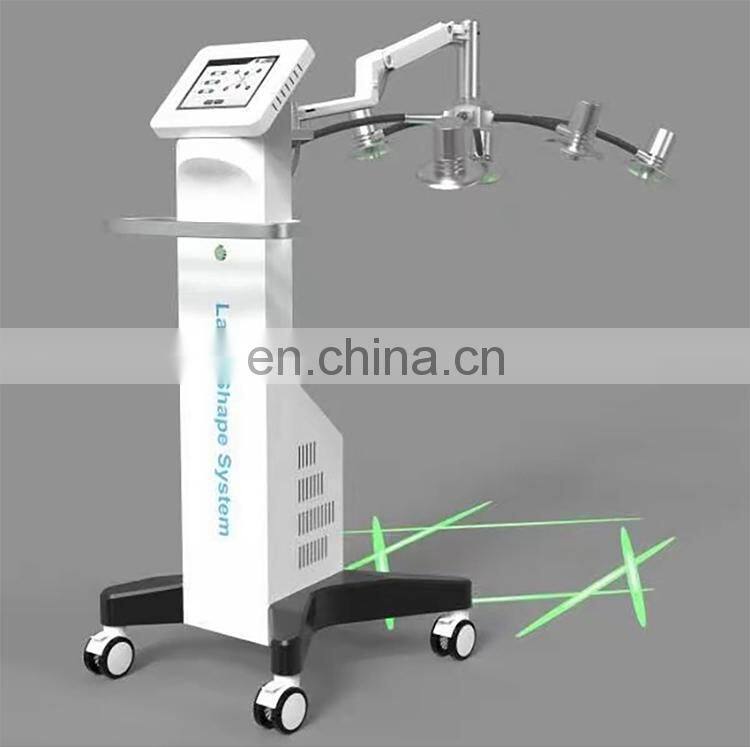 532nm Wavelengths Body slimming machine 6D Laser Non-invasive Weight Loss Shaping Beauty Instrument green laser light Device
