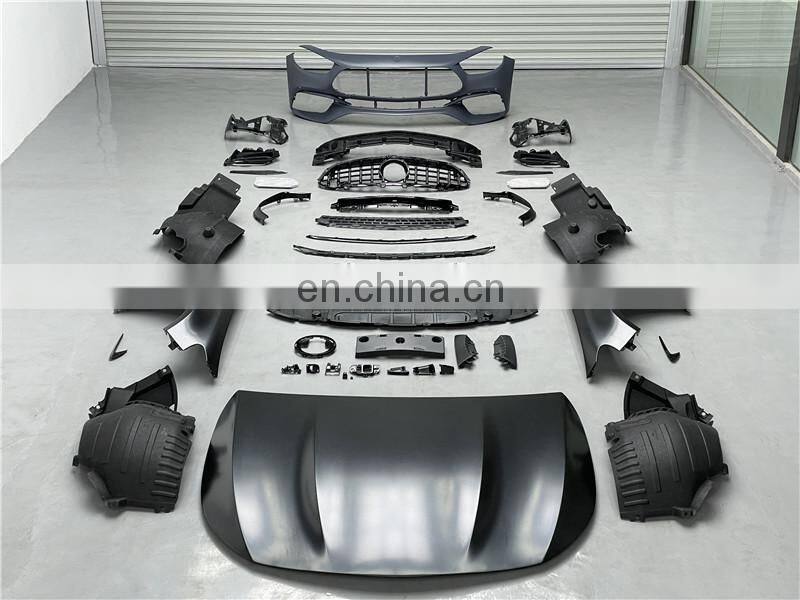 Runde New Arrival For 2021 Mercedes-Benz E-Class W213 Upgrade E63S Wide Body Kit Front Bumper Rear Bumper Hood Fender