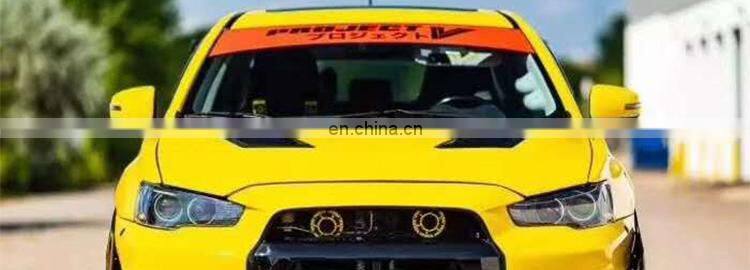 Runde ABS Material Car Front Bumper Modified GTR VARIT II And VARIT III Suitable For 2009-Now Mitsubishi Lancer-EX front bumper