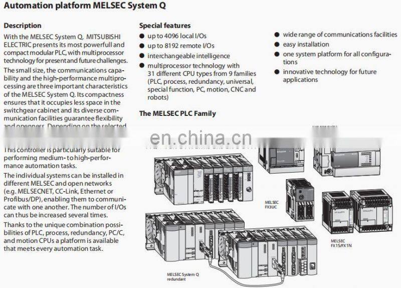 Q03UCPU Mitsubishi MELSEC-Q Series CPU