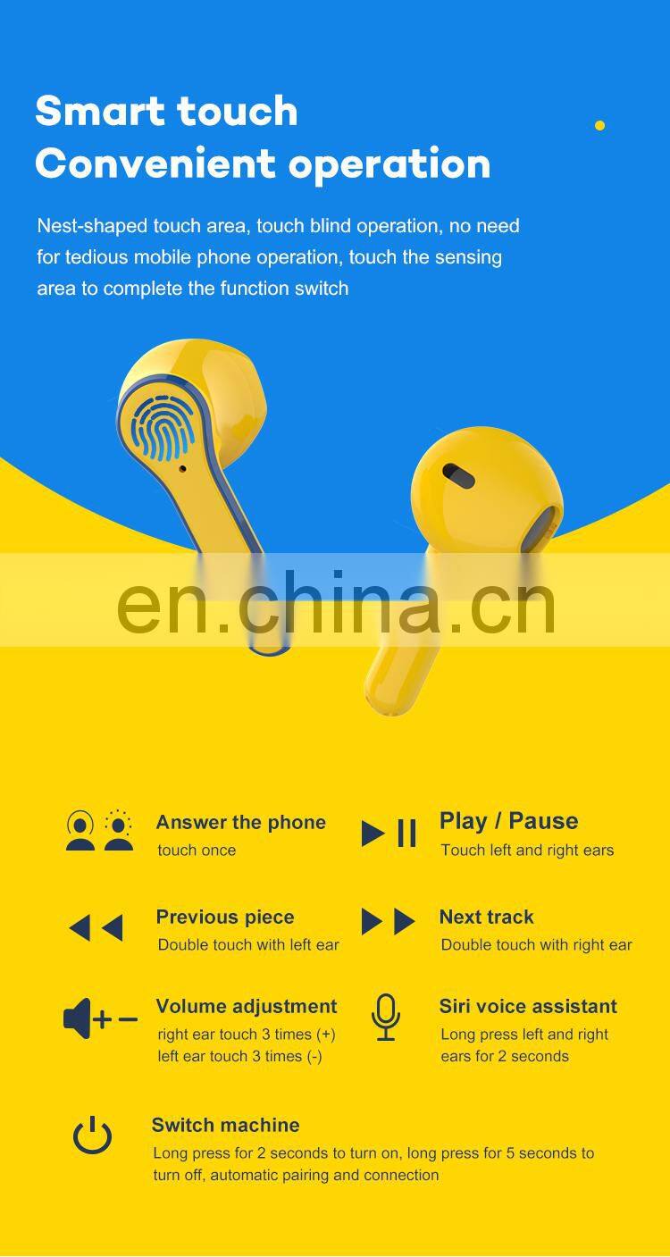 IPX5 Waterproof P83 TWS noise reduction no delay Wireless gaming Earbuds 2021 HIFI BT earphone headphone earbuds