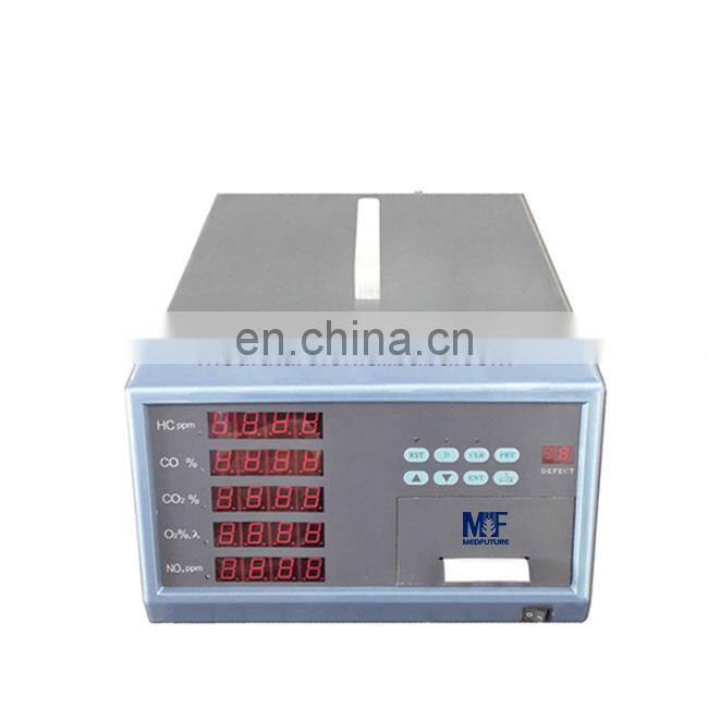 Medfuture CO, CO2, O2 and NOx High Quality Gas Concentration Automobile Exhaust Analyzer