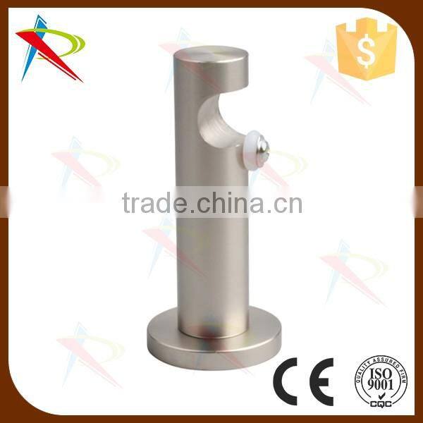 Stainless steel finished double curtain wall supports/brackets