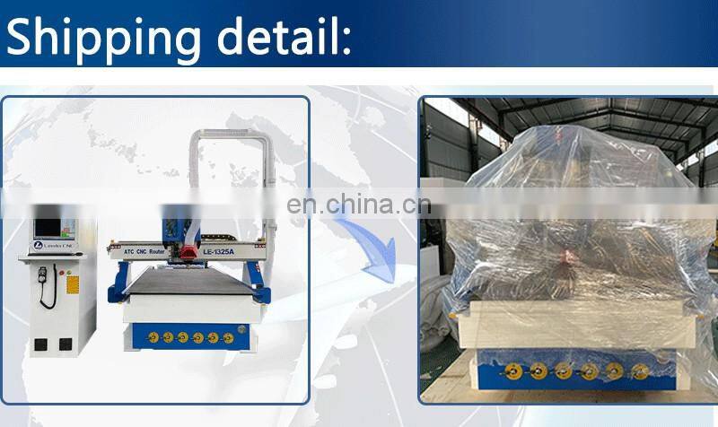 Jinan hot sale cnc vibration cnc router knife cutting machine ATC cnc router for sale